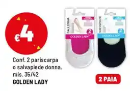 Iper La Grande Conf. 2 pariscarpa o salvapiede donna 2 GOLDEN LADY offerta
