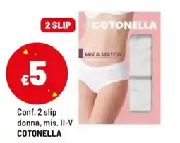 Iper La Grande Conf. 2 slip donna COTONELLA offerta