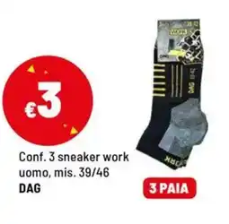 Iper La Grande Conf. 3 sneaker work uomo DAG offerta
