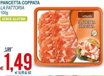 MD Discount La Fattoria Pancetta Coppata 100g offerta