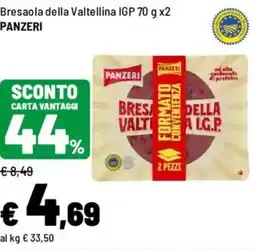 Iper La Grande Bresaola della Valtellina IGP PANZERI offerta