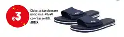 Iper La Grande Ciabatta fascia mare uomo JOMIX offerta