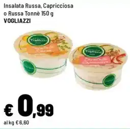 Iper La Grande Insalata Russa, Capricciosa o Russa Tonnè VOGLIAZZI offerta