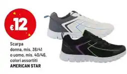 Iper La Grande Scarpa donna, o uomo, AMERICAN STAR offerta