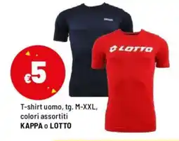 Iper La Grande T-shirt uomo, KAPPA O LOTTO offerta
