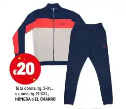 Iper La Grande Tuta donna, o uomo, HOMEGA O EL CHARRO offerta