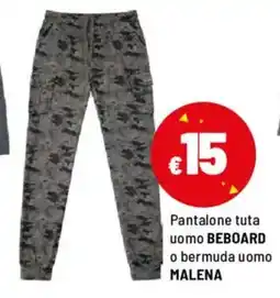 Iper La Grande Pantalone tuta uomo BEBOARD o bermuda uomo MALENA offerta