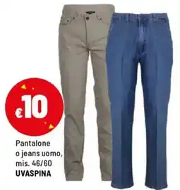 Iper La Grande Pantalone o jeans uomo UVASPINA offerta