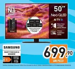 Unieuro SAMSUNG SMART TV NEO QLED AI QE50QN9OF offerta