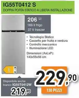 Unieuro IGNIS IG55T0412 S offerta