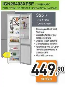 Unieuro IGNIS IGN26403XP5E offerta