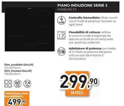 Unieuro Haier PIANO INDUZIONE SERIE 2 HA164SCM offerta