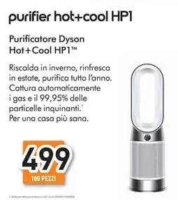 Unieuro dyson purifier hot+cool HP1 offerta