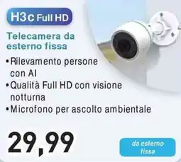Unieuro EZVIZ H3C Full HD Telecamera da esterno fissa offerta