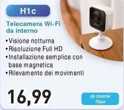 Unieuro EZVIZ H1c Telecamera Wi-Fi da interno offerta