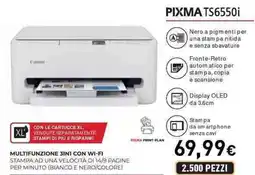 Unieuro Canon PIXMA TS6550i offerta