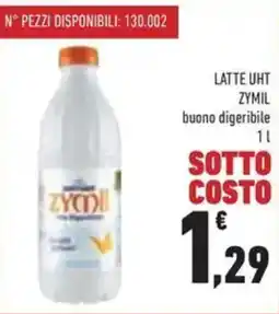 Conad Superstore Latte uht zymil buono digeribile offerta