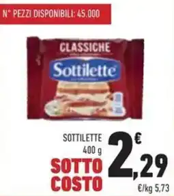 Conad Superstore Sottilette offerta
