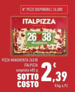 Conad Superstore Pizza margherita 26x38 ITALPIZZA offerta