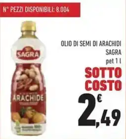 Conad Superstore Olio di semi di arachidi SAGRA offerta