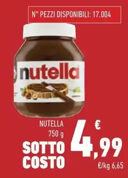 Conad Superstore Nutella offerta