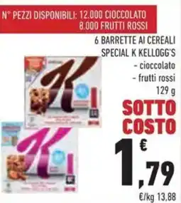 Conad Superstore 6 barrette ai cereali special k KELLOGG'S offerta