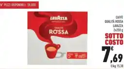 Conad Superstore Caffè qualità rossa LAVAZZA offerta
