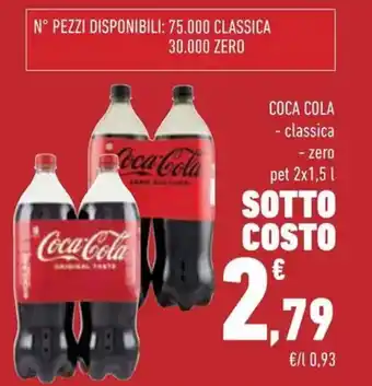 Conad Superstore COCA COLA classica, zero offerta