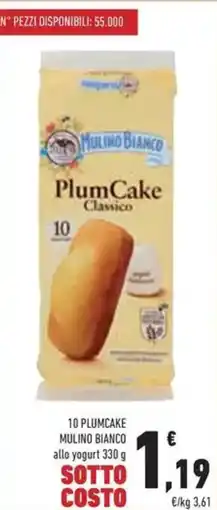 Conad Superstore 10 plumcake mulino bianco allo yogurt offerta