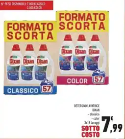 Conad Superstore Detersivo lavatrice DIXAN offerta