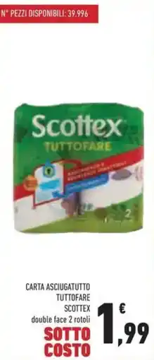 Conad Superstore Carta asciugatutto tuttofare SCOTTEX offerta