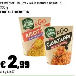 Iper La Grande Primi piatti in Box Viva la Mamma FRATELLI BERETTA offerta