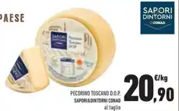 Conad Superstore Pecorino toscano d.o.p. SAPORI&DINTORNI CONAD offerta