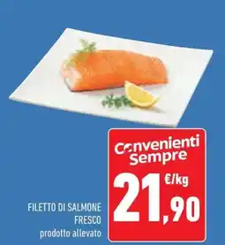 Conad Superstore Filetto di salmone fresco offerta