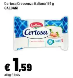 Iper La Grande Certosa Crescenza italiana GALBANI offerta