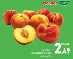 Conad Superstore Pesche gialle CONAD PERCORSO QUALITA offerta