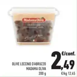 Conad Superstore Olive leccino d'abruzzo MADAMA OLIVA offerta
