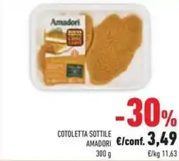 Conad Superstore Cotoletta sottile AMADORI offerta