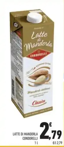 Conad Superstore Latte di mandorla CONDORELLI offerta