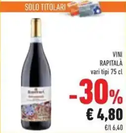 Conad Superstore Vini rapitalà offerta