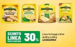 Iper La Grande Linea formaggi a fette LEERDAMMER offerta
