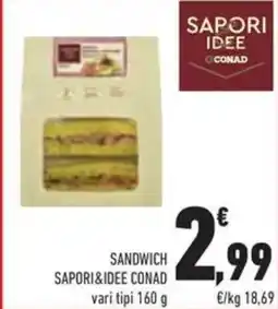 Conad Superstore Sandwich SAPORI&IDEE CONAD offerta