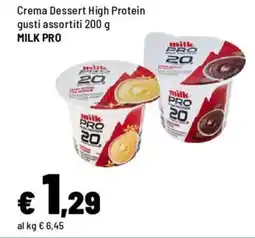 Iper La Grande Crema Dessert High Protein MILK PRO offerta