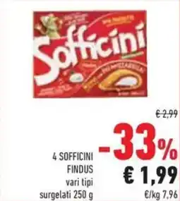 Conad Superstore 4 sofficini FINDUS offerta