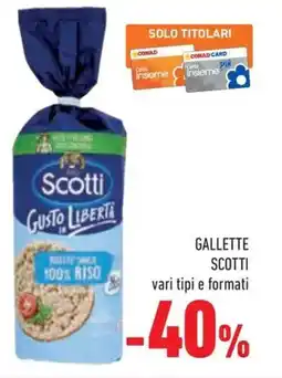 Conad Superstore Gallette SCOTTI offerta