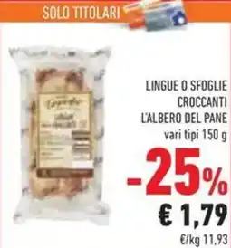 Conad Superstore Lingue o sfoglie croccanti l'albero del pane offerta