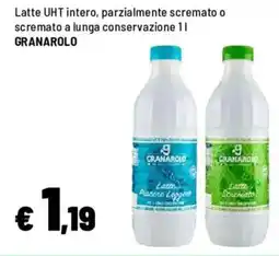 Iper La Grande Latte UHT intero, parzialmente scremato o scremato a lunga conservazione GRANAROLO offerta