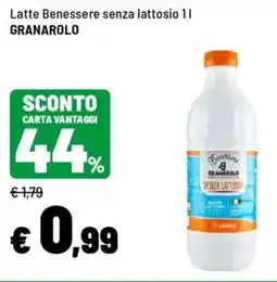 Iper La Grande Latte Benessere senza lattosio GRANAROLO offerta