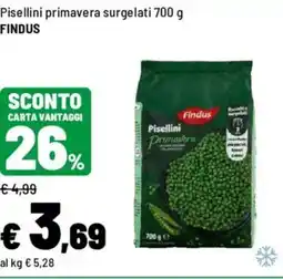 Iper La Grande Pisellini primavera surgelati FINDUS offerta