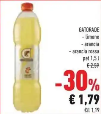 Conad Superstore GATORADE limone, arancia, arancia rossa offerta